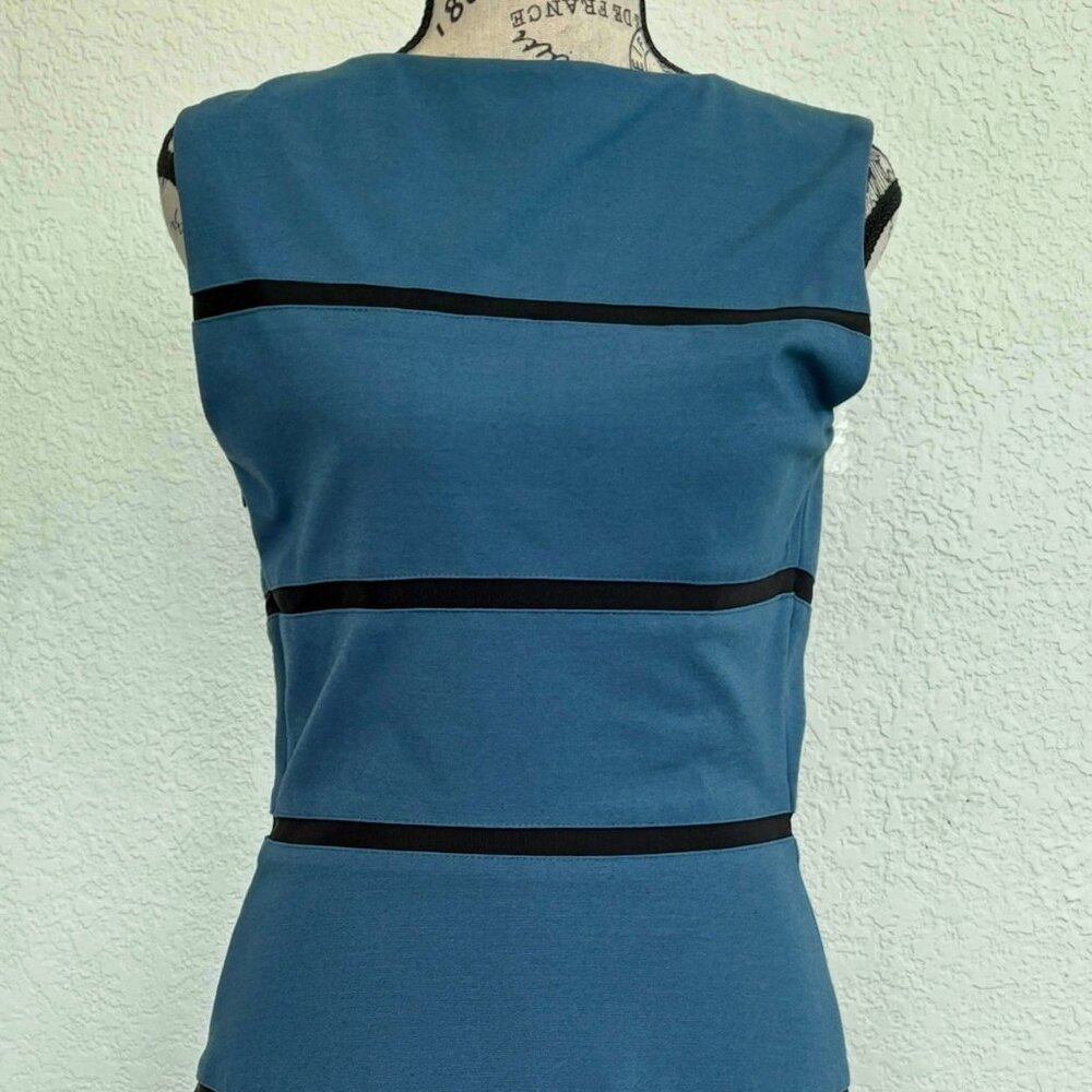 ERIN Blue Sleeveless Dress, Size 4